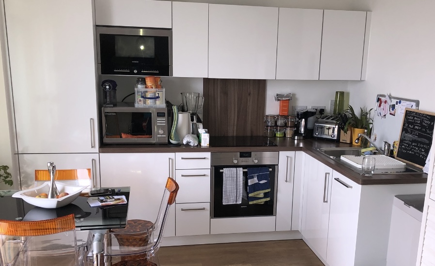 A real kitchen cleaned carefully